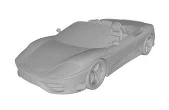 Ferrari 360 aranha 3d impressão modelo trio 3d print model - Mito3D