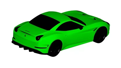 Ferrari Californie 2015 3d impression modèle trio 3d print model - Mito3D