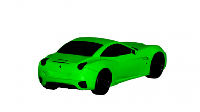 ferrari california motors & transport 3D printing model, file, printable design, 3d print, Ferrari California 3d print model - Mito3D
