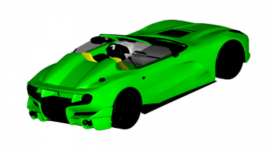 Ferrari f1 roadster 2014 motores transporte 3D impressão modelo Arquivo imprimível Projeto 3d F1 3d print model - Mito3D