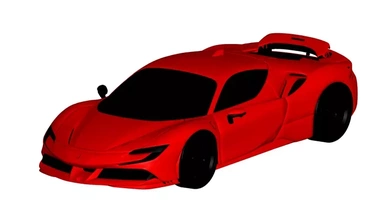 Ferrari sf90 3d impressão modelo trio 3d print model - Mito3D