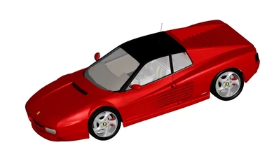 Ferrari Testarossa 3d Drucken Modell dreiding 3d print model - Mito3D