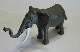 figurilla elefante 3d impresión modelo trío Arte naturaleza animal 3d print model - Mito3D