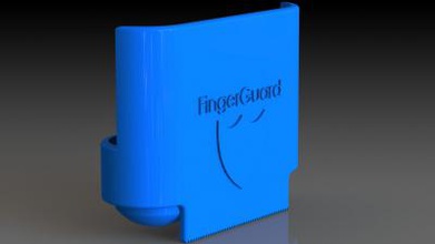 fingerguard casa, escritório e jardim 3D modelo de impressão, a impressão arquivo design, 3d, proteger,cortar o dedo 3d print model - Mito3D