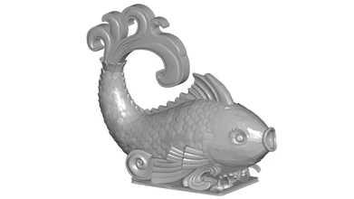 pesce 3d modello stampa treding 3d print model - Mito3D