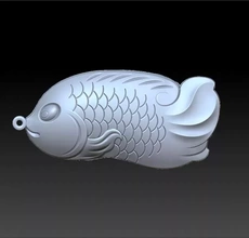 balık kolye 3d baskı model üçleme dekorasyon doğa hayvan oyuncak küpe dekoratif tasarım takı karikatür kalıp dekor mücevher sanatsal bas relief 3d print model - Mito3D