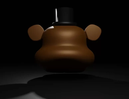 noches at freddy's freddyhead 3d impresión modelo trío etiquetas juguete juego horror oso freddy fnaf 3d print model - Mito3D