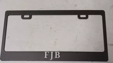 fjb usa political license plate frame 3d printing model - threeding biden 3d print model - Mito3D