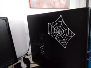 flexible araña web 3d impresión modelo trío elástico 3d print model - Mito3D