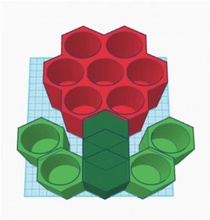 Blumen-Form-Stift-container home office & Garten 3D-Druck-Modell, 3D-Druck-Datei, 3D-druckbares Modell, 3D-Druck, design, 3d-drucken, 花朵，造型，筆筒 Blume，Form，Stift-container 3d print model - Mito3D