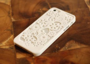 flowers iphone 5 case electronic & technology 3D printing model, file, printable design, 3d print, Woman , unique smartphones smart S phone iPhone gift foliage Flower Five fifth feminine female design decorative cover apple 5th 5s 5C cases accessories 3d print model - Mito3D