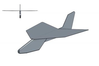 volo aereo v 2 giochi dei giocattoli & hobby La stampa 3D, modello, file di 3D stampabile la progettazione, 3d, volare, aeroplano, aeromobile 3d print model - Mito3D