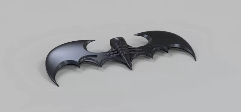 falten Batarang Film Batman 3d Drucken Modell dreiding Militär Waffe Schläger Klinge Comics Cosplay dc Stütze Replik Nahkampf 3D print model - Mito3D