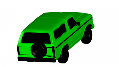 vau Bronco 1978 motores transporte 3D impressão modelo Arquivo imprimível Projeto 3d 3D print model - Mito3D