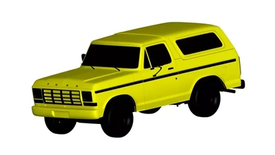 Ford Bronco 1978 3d baskı model üçleme 3d print model - Mito3D