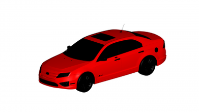 Ford füzyon melez motorlar Ulaşım 3D baskı model dosya yazdırılabilir tasarım 3d Yazdır 3d print model - Mito3D
