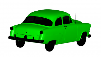ford mainline 1952 motors & transport 3D printing model, file, printable design, 3d print, Ford Mainline 3d print model - Mito3D