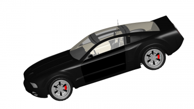 Ford mustang 2003 motorlar Ulaşım 3D baskı model dosya yazdırılabilir tasarım 3d Yazdır 3d print model - Mito3D