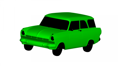 Ford Taunus 1957 motorlar Ulaşım 3D baskı model dosya yazdırılabilir tasarım 3d Yazdır 3D print model - Mito3D