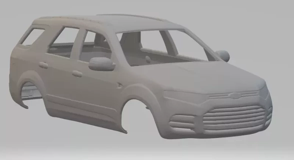 ford territory 3d printing model slot diecast hotwheels car slotcar 3d print model - Mito3D