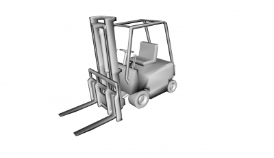 forklift truck motors & transport 3D printing model, file, printable design, 3d print, forklift, truck, 3D print model - Mito3D