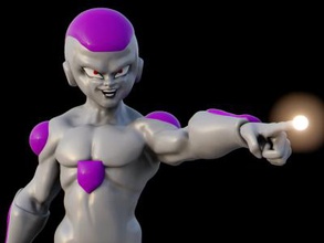 freeza - forme finale jouets, jeux et passe-temps 3D modèle d'impression, l'impression fichier, imprimable modèle, en de conception, d'impression 3d, freeza, dragon ball, ball z, super, dbz, dbs, alien, broly goku, vegeta, trunks, dessin animé, anime 3d print model - Mito3D