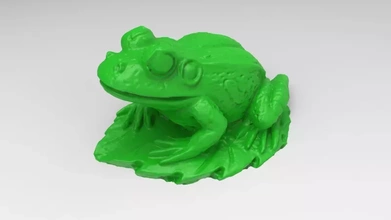 frog leaf 3d printing model - threeding 3d print model - Mito3D