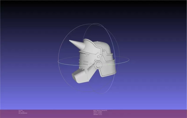 full metal alchimiste alphonse elric casque 3d impression modèle trio mots clés anime fantaisie costume cosplay réplique 3d print model - Mito3D