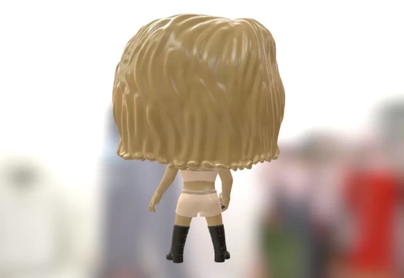 funko taylor rápido 1989 3d impresión modelo trío etiquetas música personalizado pop 3d print model - Mito3D