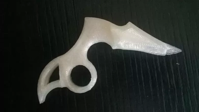 futuristic defense weapon 3d printing model - threeding knife arme couteau 3d print model - Mito3D