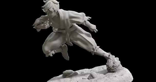 gabimaru hohl Hölle Paradies 3d Drucken Modell Anime Manga scultura 3d print model - Mito3D