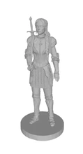 galadriel elfique reine Seigneur anneaux 3d impression modèle trio 3d print model - Mito3D