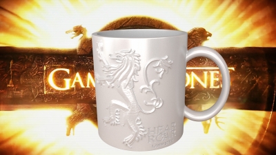 game thrones lannister coffee mug home office & garden 3D printing model, file, printable design, 3d print, roar, ME, Hear, Cersei, Jaime, Tywin, tyrion, lannister,always,pays,his,debts, game, of, thrones, coffe, mug, cups, , ,of ,thrones, glassware, house, kitchen, cup, drink, glass, drinks, epic, awesome, amazing, easy, quick, printing, fast ,print, GoT, Lannister, RR, Martin, George, HBO, north, bas, embossed, relief, sculpture, engraved 3D print model - Mito3D