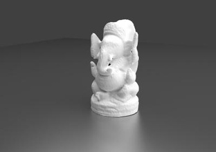 ganesha art 3D printing model, file, printable design, 3d print, Ganesha, Figurine 3d print model - Mito3D