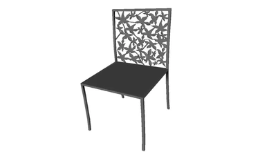 jardin chaise 3d impression modèle trio 3d print model - Mito3D