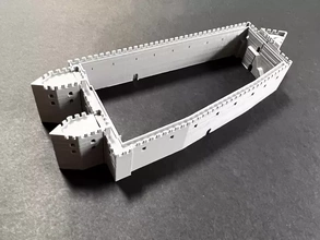 gate trajan fortress 3d printing model - threeding cassette 3d print model - Mito3D