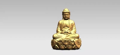 gautama buddha 01 3d stampa modello treding scultura statua religione umano Casa tempio figurine asiatico miniature personaggi bodhisattva shakyamuni culto 3d print model - Mito3D