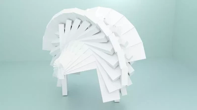 câmbio marchas 3d impressão modelo trio arte geometria resumo simetria multiplexador 3d print model - Mito3D