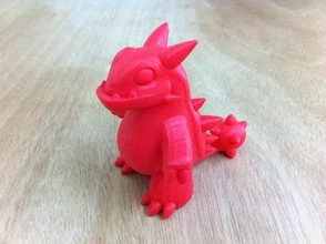 genetic mix dinosaur 3d printing model - threeding thinker 3d print model - Mito3D