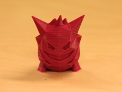 gengar low-poly pokemon toys games & hobby 3D printing model, file, printable design, 3d print, Pokemon, Gengar 3D print model - Mito3D