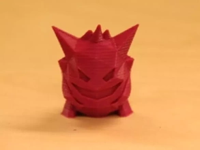 gengar low poly Pokémon 3d impression modèle trio 3d print model - Mito3D