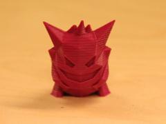 gengar low-poly de pokemon juguetes juegos y pasatiempo 3D modelo impresión, la impresión en archivo, imprimibles 3D, diseño 3d, Pokemon, Gengar 3d print model - Mito3D