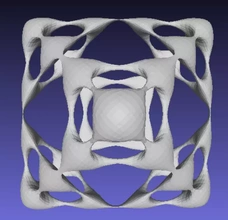 géométrique pendentif 1 3d impression modèle trio conception science géométrie math abstrait mathématiques objet 3d print model - Mito3D