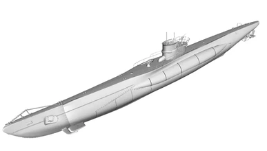 german submarine u-99 3d printing model - threeding ww2 3d print model - Mito3D