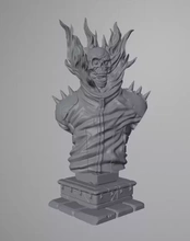 fantasma jinete busto 3d impresión modelo trío 3d print model - Mito3D