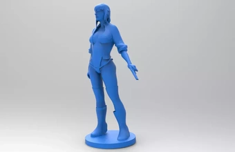 ghost shell 3d printing model - threeding woman girl sexy 3d print model - Mito3D
