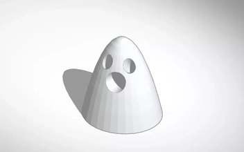 ghosty 3d printing model - threeding ghost spector phantom phantoms ghosts spectors glow dark 3d print model - Mito3D