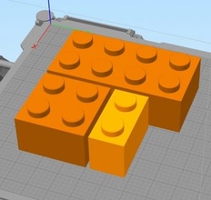 dev istifleme tuğla oyuncaklar oyunlar hobi bloklar oyuncak Lego 3d print model - Mito3D