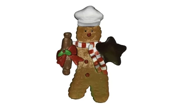 gingerbread man decoration 3d printing model - threeding art christmas xmas 3d print model - Mito3D