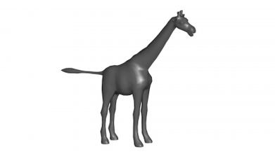 giraffe 3d model 3D printing model, file, printable design, print, Giraffe 3d print model - Mito3D